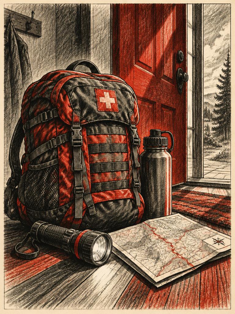 Sketch poster: Ready by the Door